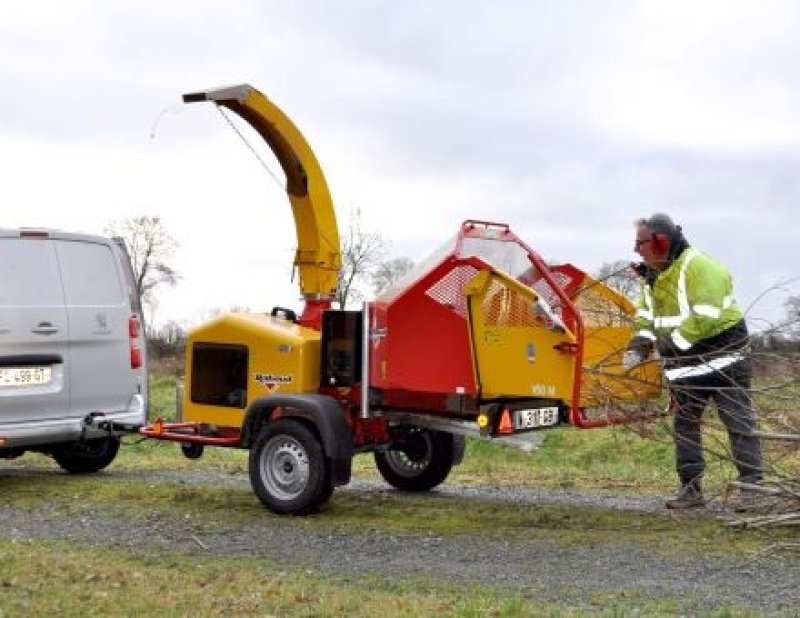 Holzhacker & Holzhäcksler типа Rabaud Trailermonteret flishugger - Vegetor 160M, Gebrauchtmaschine в Fredericia (Фотография 1)