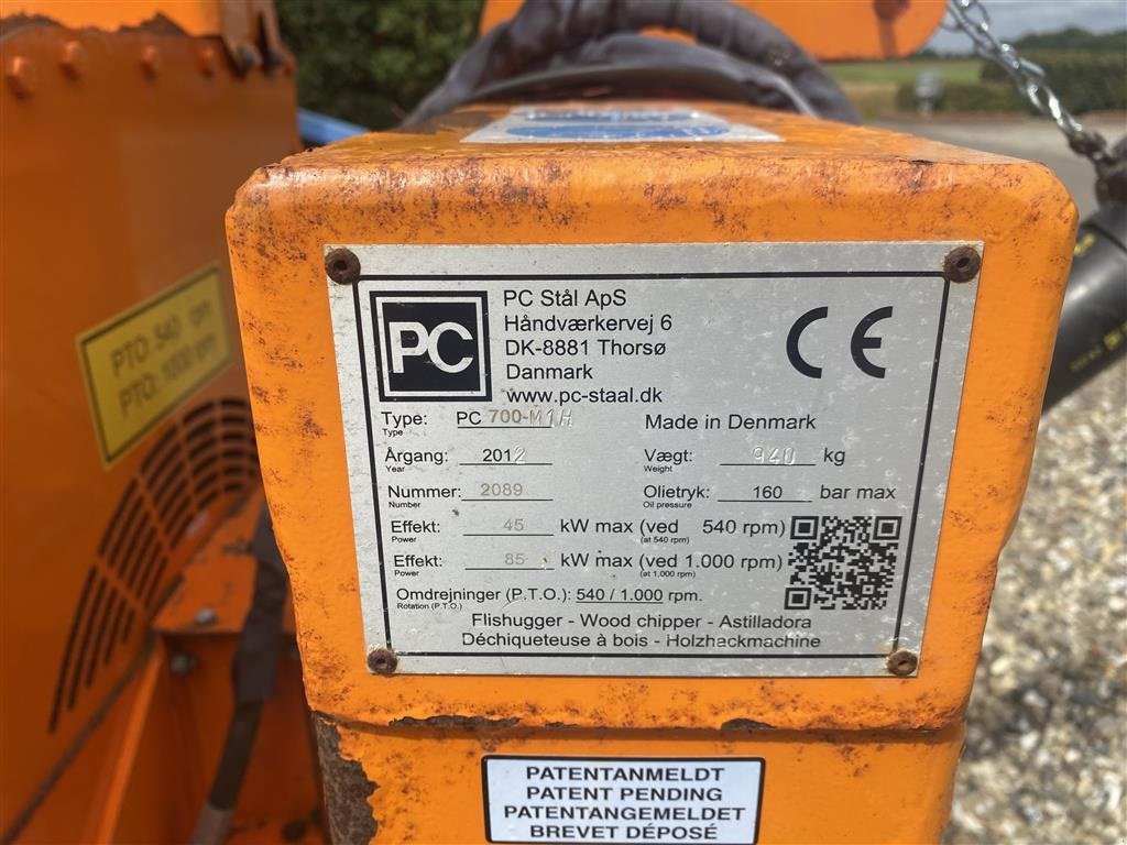 Holzhacker & Holzhäcksler van het type Sonstige PC 700-M2H, Gebrauchtmaschine in Skive (Foto 3)