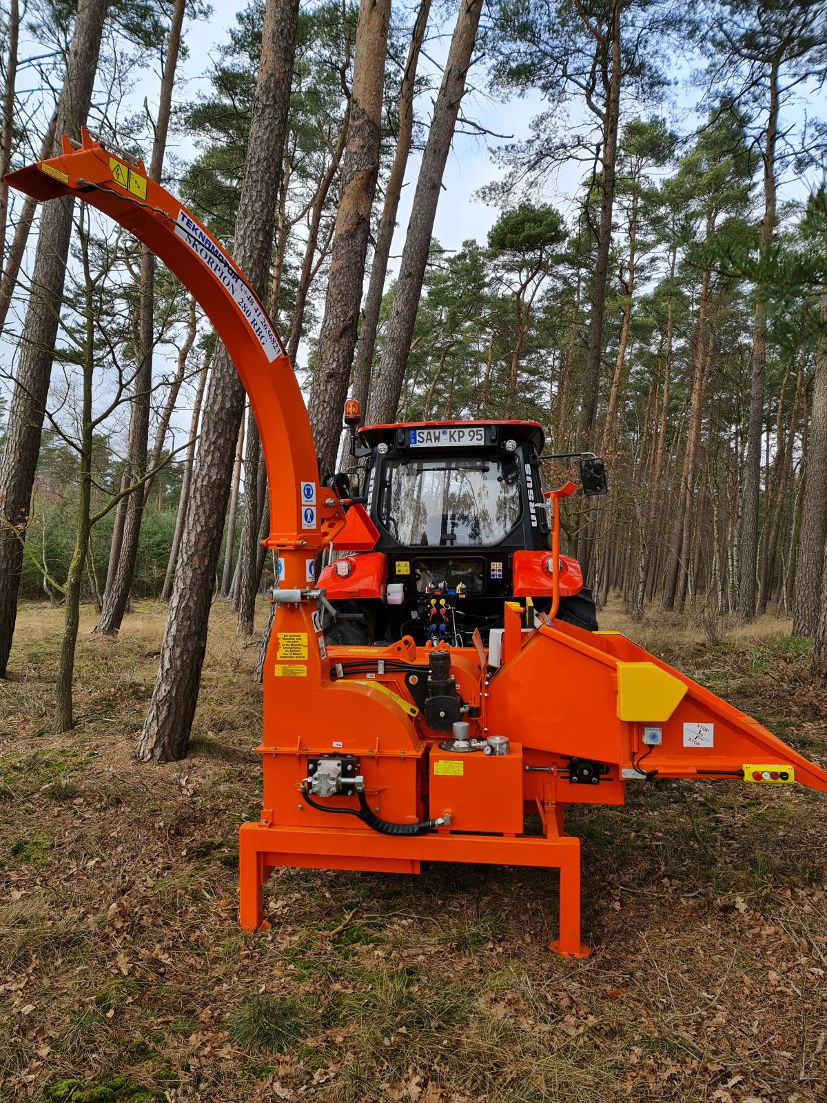 Holzhacker & Holzhäcksler van het type Teknamotor 280RBG Holzschredder, Gebrauchtmaschine in Salzwedel (Foto 6)