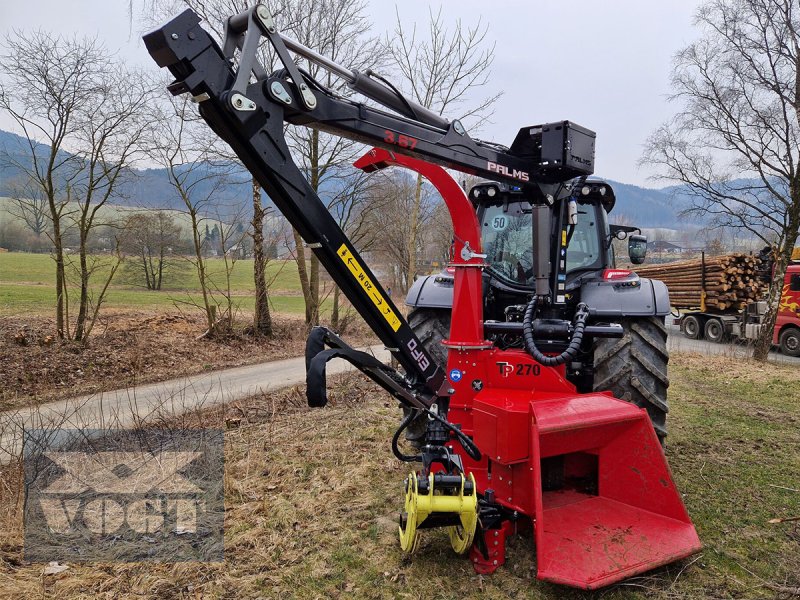 Holzhacker & Holzhäcksler des Typs TP 270 PTO K Holzhäcksler /Holzhacker für Traktor mit PALMS Forstkran-, Gebrauchtmaschine in Schmallenberg (Bild 1)