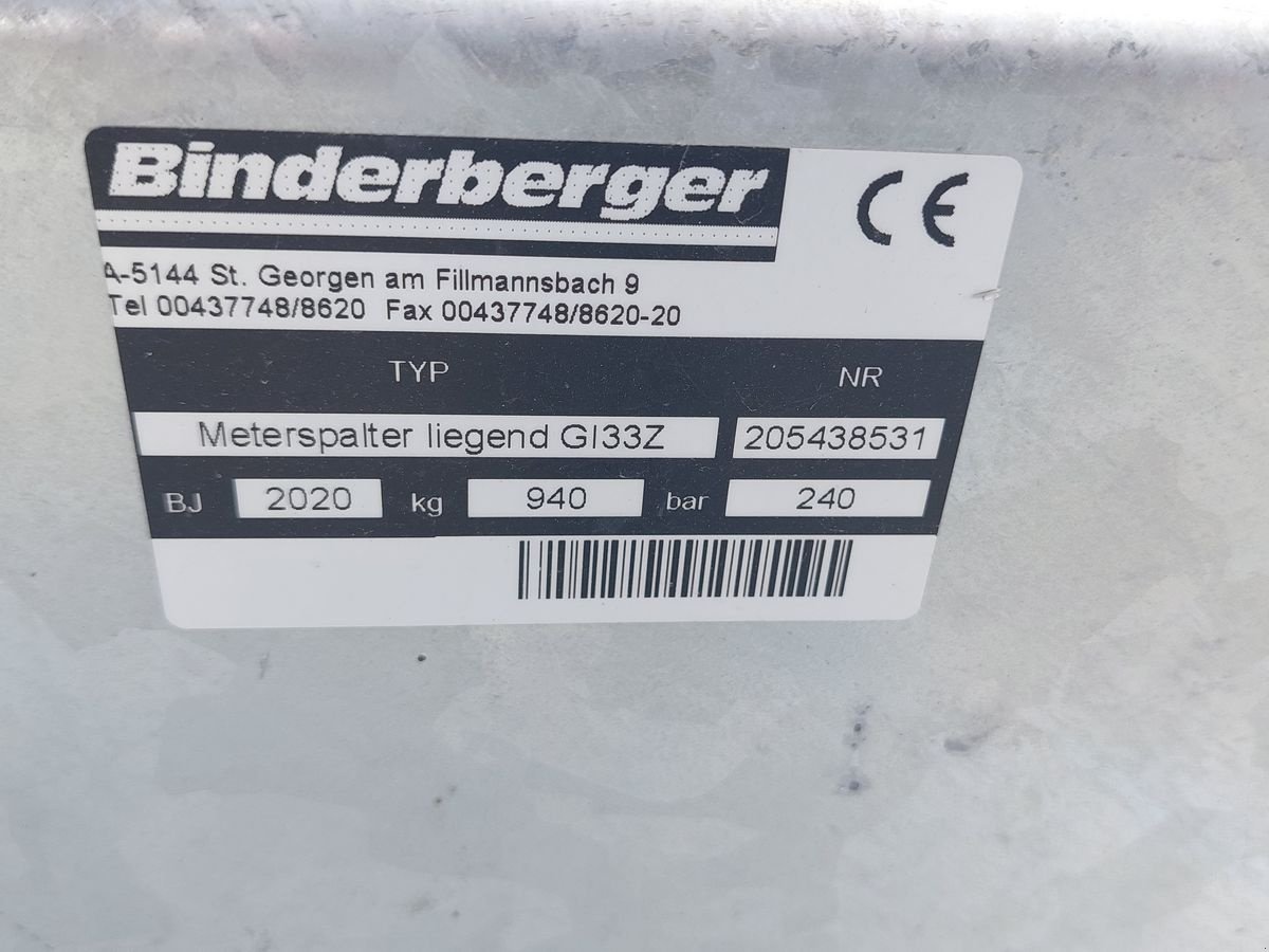 Holzspalter του τύπου Binderberger B/Gigant 337, Gebrauchtmaschine σε Strem (Φωτογραφία 2)