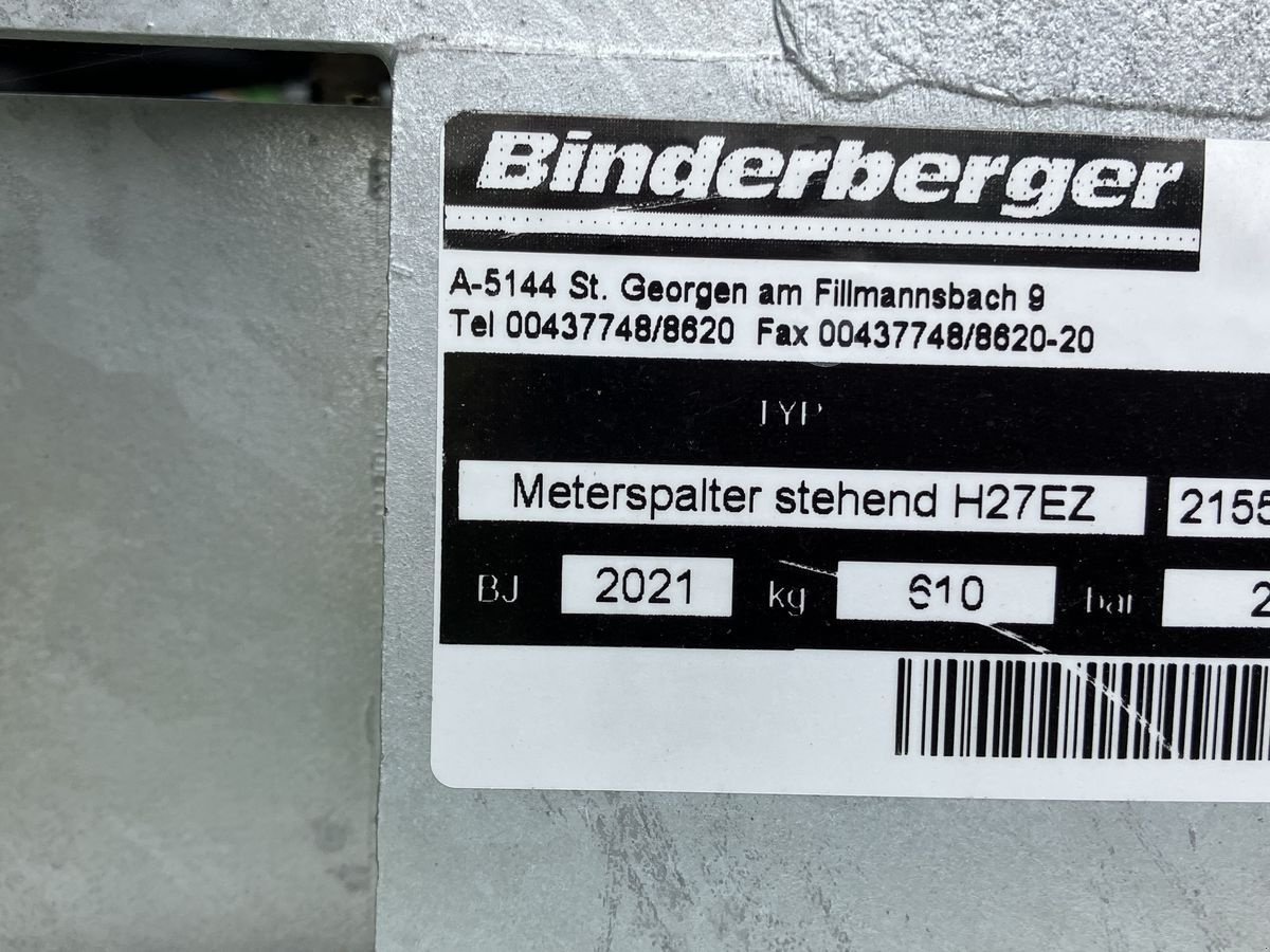 Holzspalter του τύπου Binderberger H 27 EZ Eco, Gebrauchtmaschine σε Villach (Φωτογραφία 6)