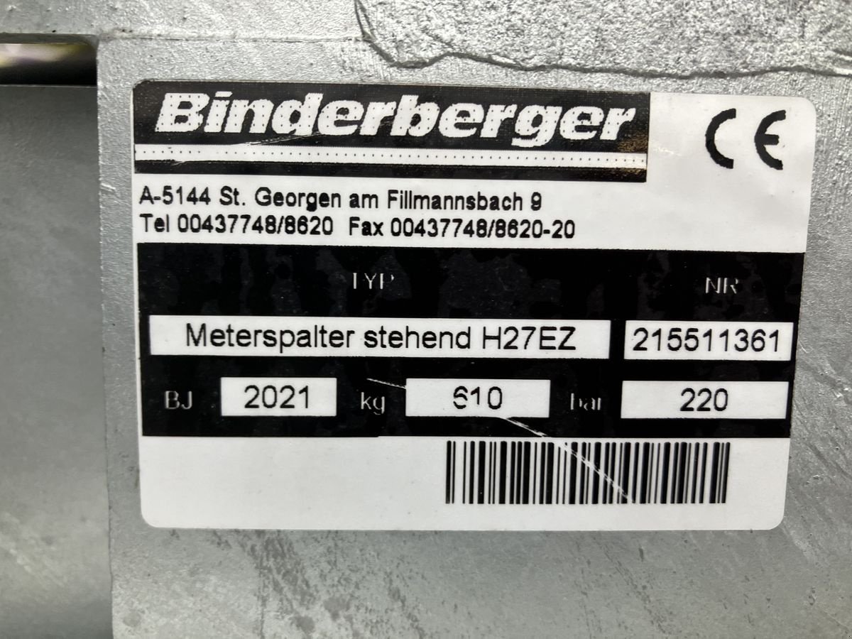 Holzspalter du type Binderberger H 27 EZ, Gebrauchtmaschine en Villach (Photo 11)