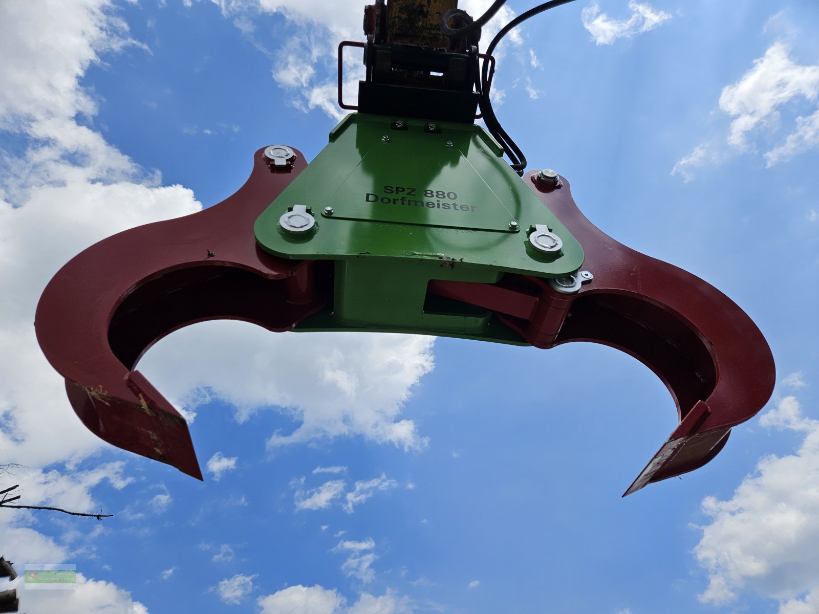 Holzspalter del tipo Dorfmeister Spaltzange Bagger, Hackmaschine SPZ 880, Neumaschine In Roßbach (Immagine 9)