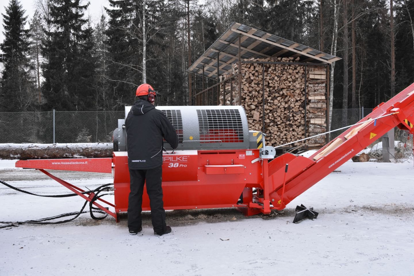 Holzspalter of the type Hakki Pilke 38 PRO, Gebrauchtmaschine in Grou (Picture 3)