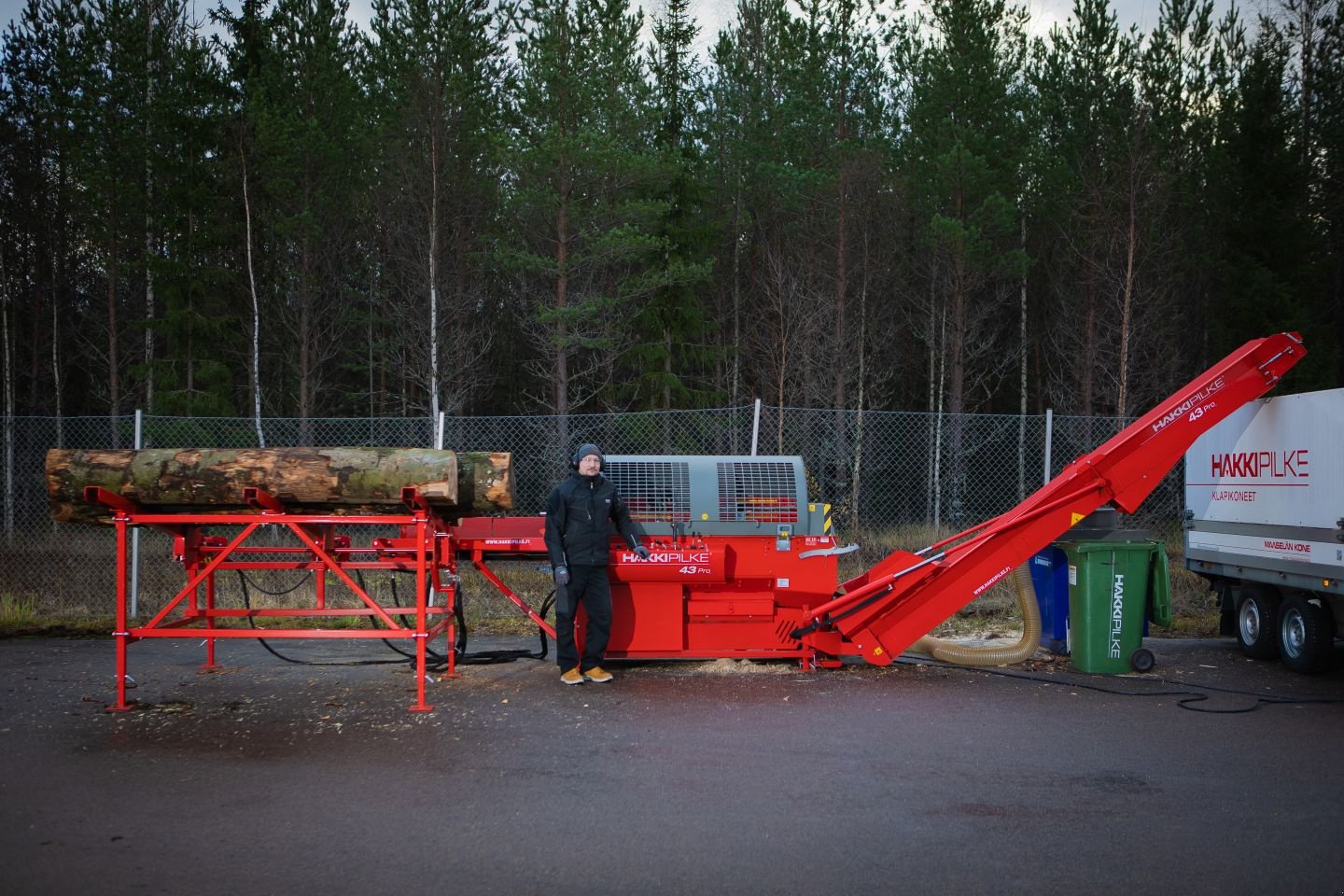 Holzspalter от тип Hakki Pilke 43 PRO, Gebrauchtmaschine в Grou (Снимка 2)