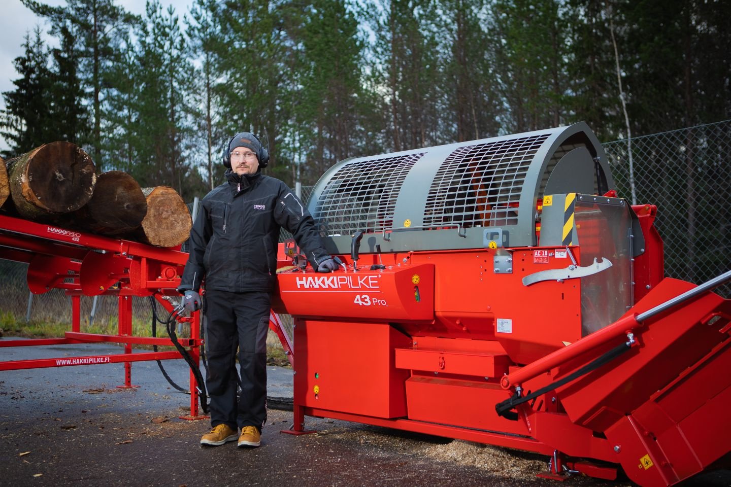 Holzspalter a típus Hakki Pilke 43 PRO, Gebrauchtmaschine ekkor: Grou (Kép 3)