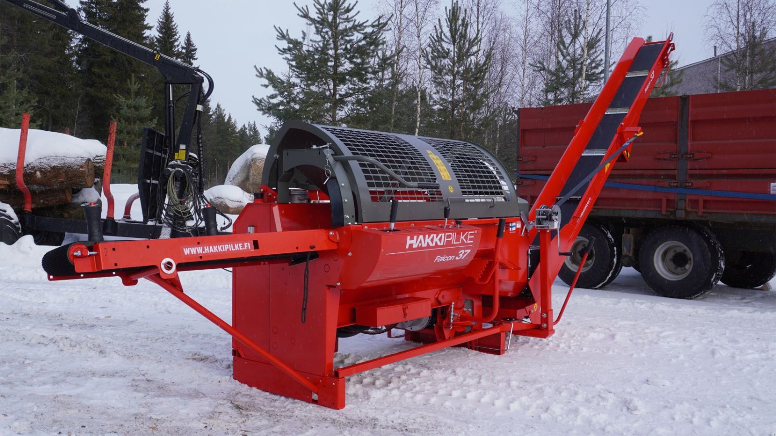 Holzspalter типа Hakki Pilke FALCON 37, Gebrauchtmaschine в Grou (Фотография 4)