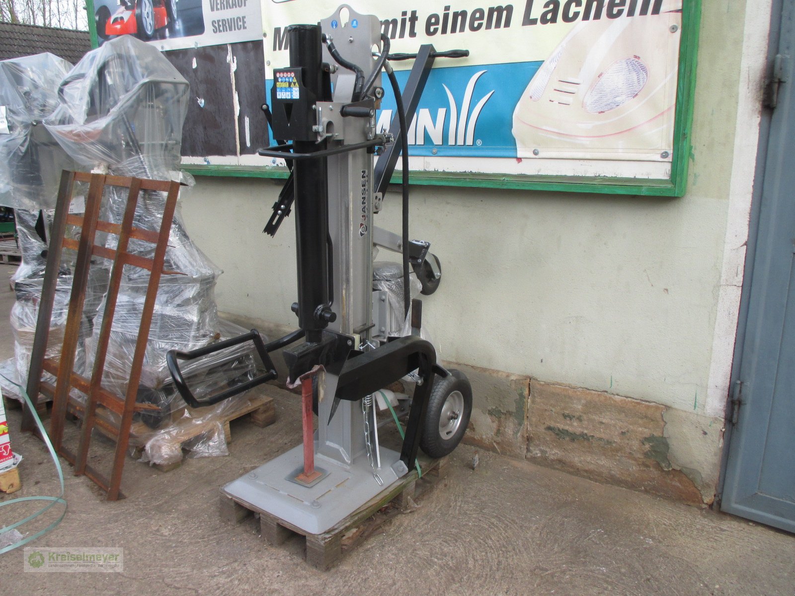 Holzspalter des Typs Jansen TS-22 E *Sofort Verfügbar* 22 Tonnen, 110 cm, Elektro, Neumaschine in Feuchtwangen (Bild 1)