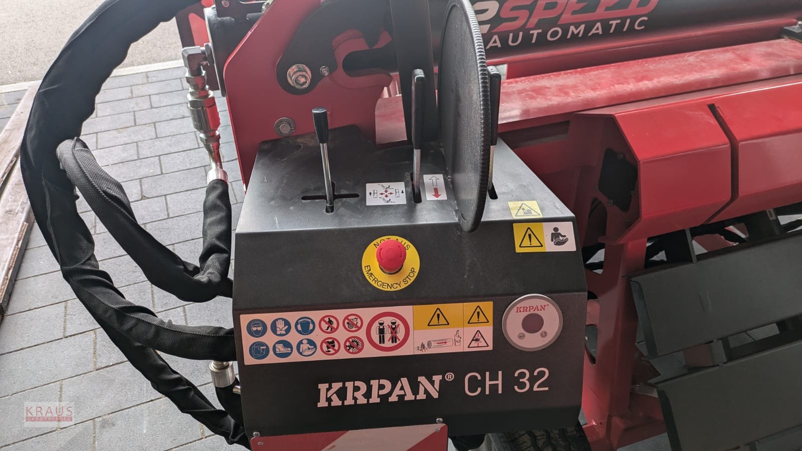 Holzspalter Türe ait Krpan CH32, Neumaschine içinde Geiersthal (resim 4)