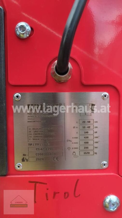 Holzspalter del tipo Krpan CS 4218 PRO + MD 500, Neumaschine en Schlitters (Imagen 3)