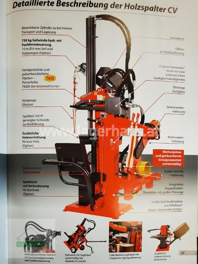 Holzspalter del tipo Krpan CV 18EK PRO, Neumaschine In Göstling (Immagine 3)