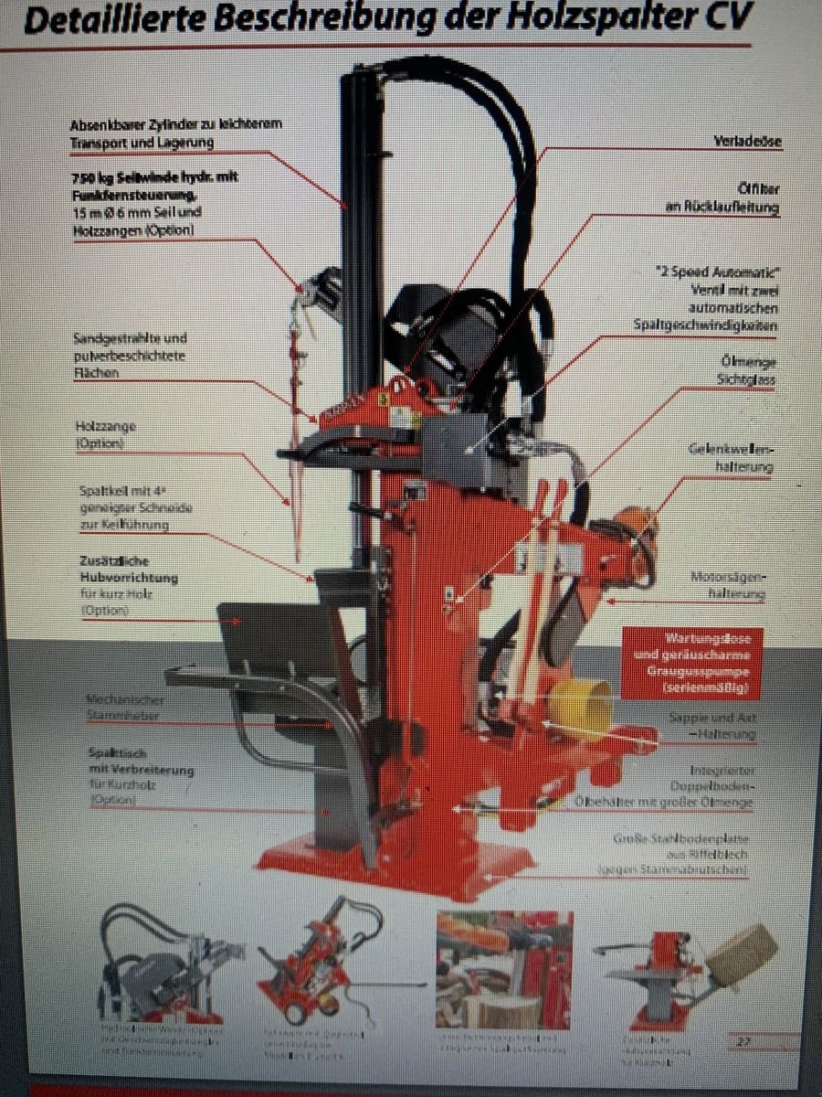 Holzspalter van het type Krpan CV 26 pro, Neumaschine in Gschwandt (Foto 2)