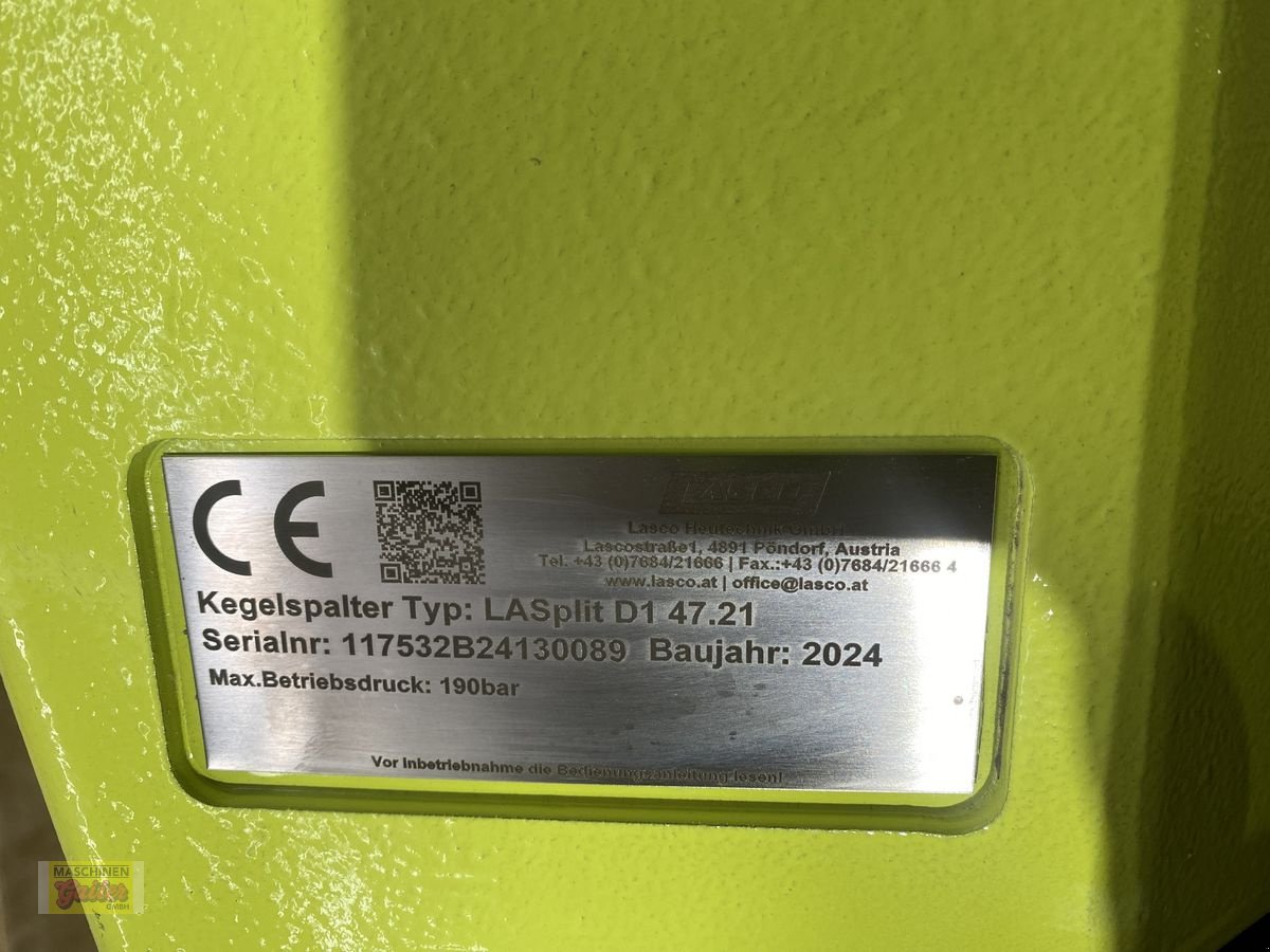 Holzspalter типа Lasco Kegelspalter LASplit D1 47.21, Neumaschine в Kötschach (Фотография 12)