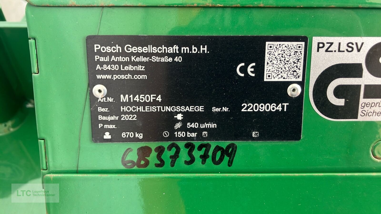 Holzspalter tip Posch Easy Cut 700, Neumaschine in Redlham (Poză 10)