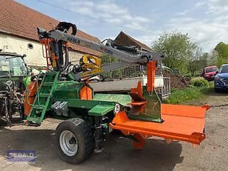 Holzspalter typu Posch Holzspalter Splitmaster 55 Liegendspalter m. Kran, Gebrauchtmaschine v Zweibrücken (Obrázok 1)