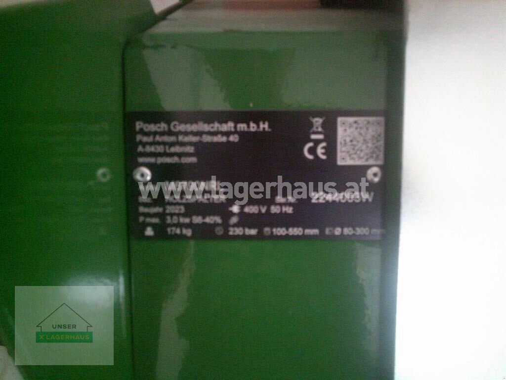 Holzspalter Türe ait Posch OSCAR E3.0-400V-R-540 N-L, Neumaschine içinde Schlitters (resim 2)