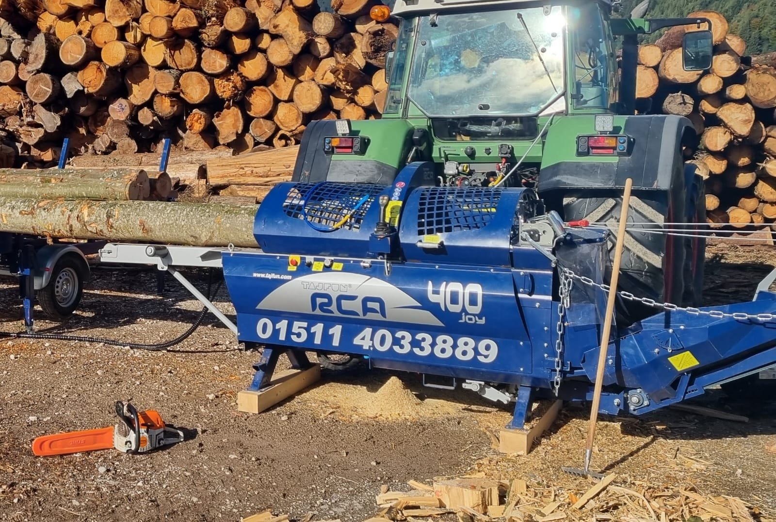 Holzspalter tip Tajfun RCA 400 Joy, Gebrauchtmaschine in Ruhpolding (Poză 1)