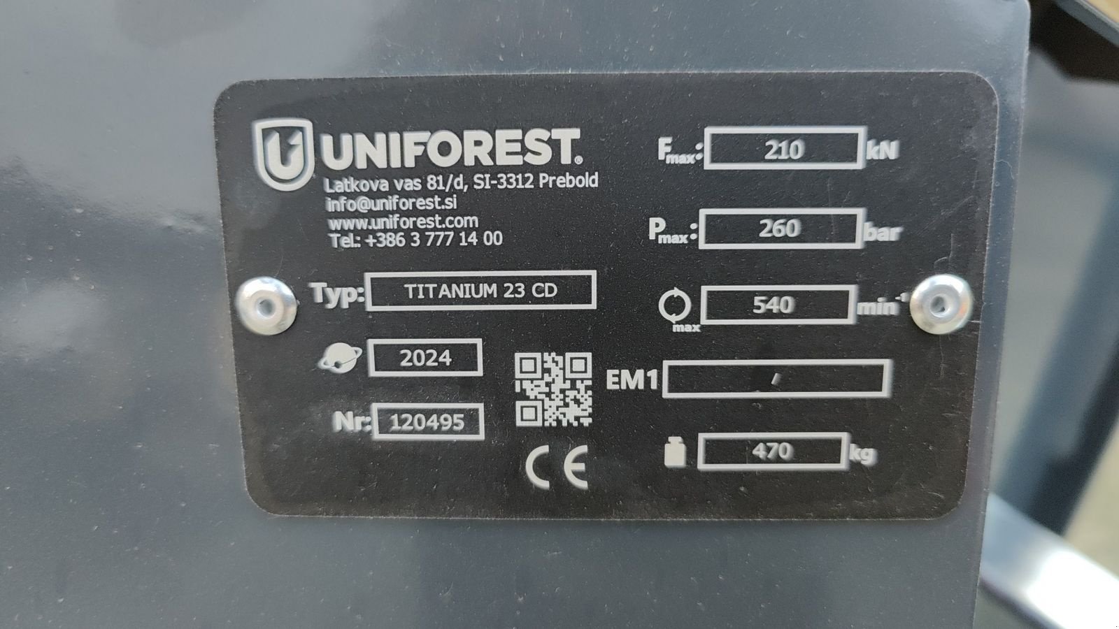 Holzspalter a típus Uniforest TITANIUM 23 CD, Neumaschine ekkor: Kirchschlag (Kép 10)