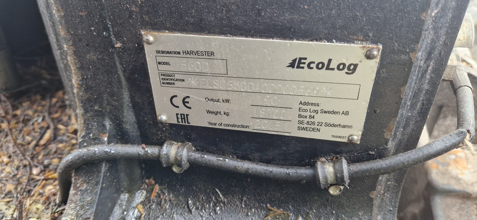 Holzvollernter tip Ecolog Harvester Ecolog 560 D  Bj.15 Brandschaden, Gebrauchtmaschine in Palling (Poză 20)