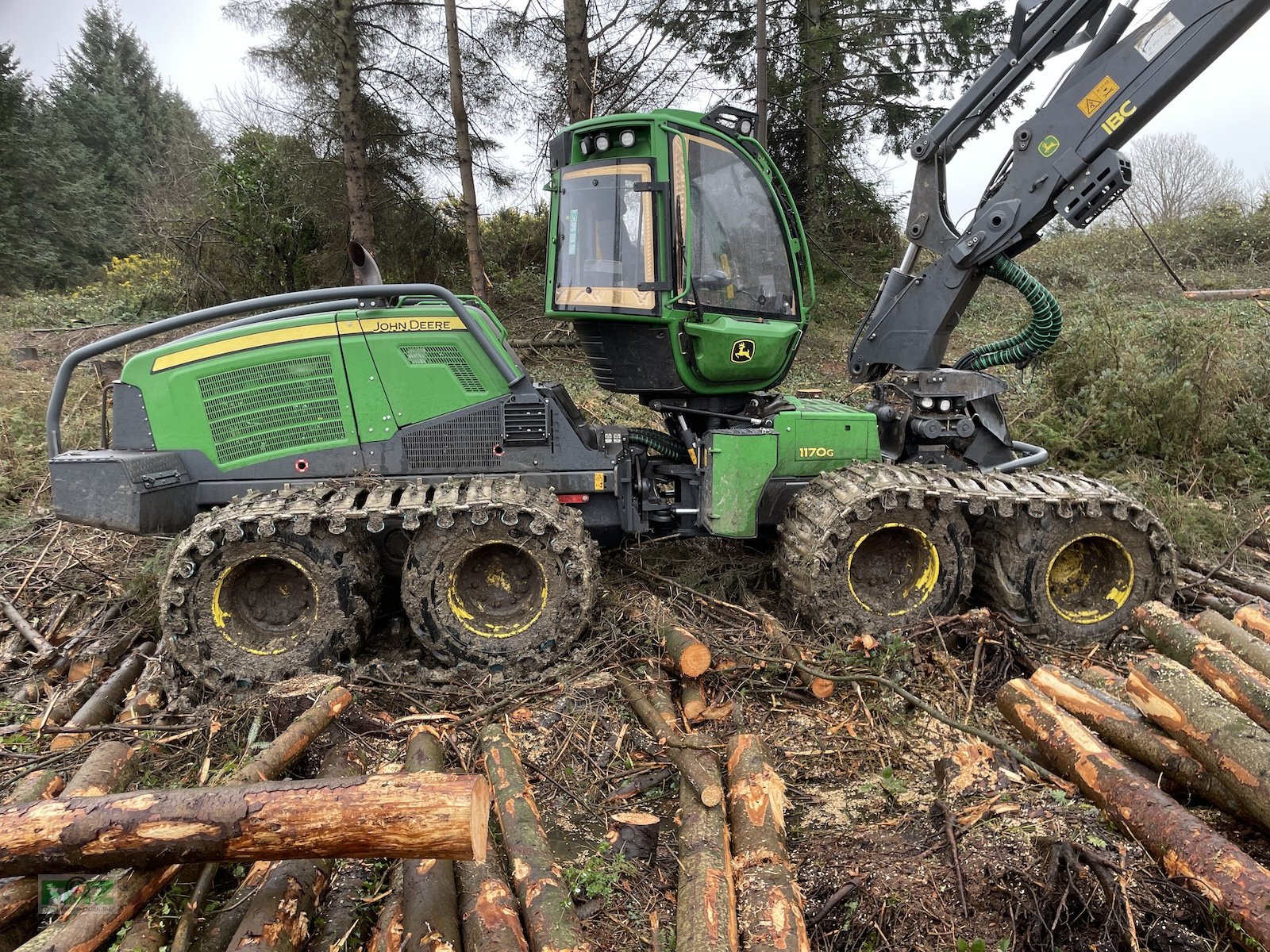 Holzvollernter типа John Deere 1170G 8WD, Gebrauchtmaschine в Leinburg (Фотография 2)