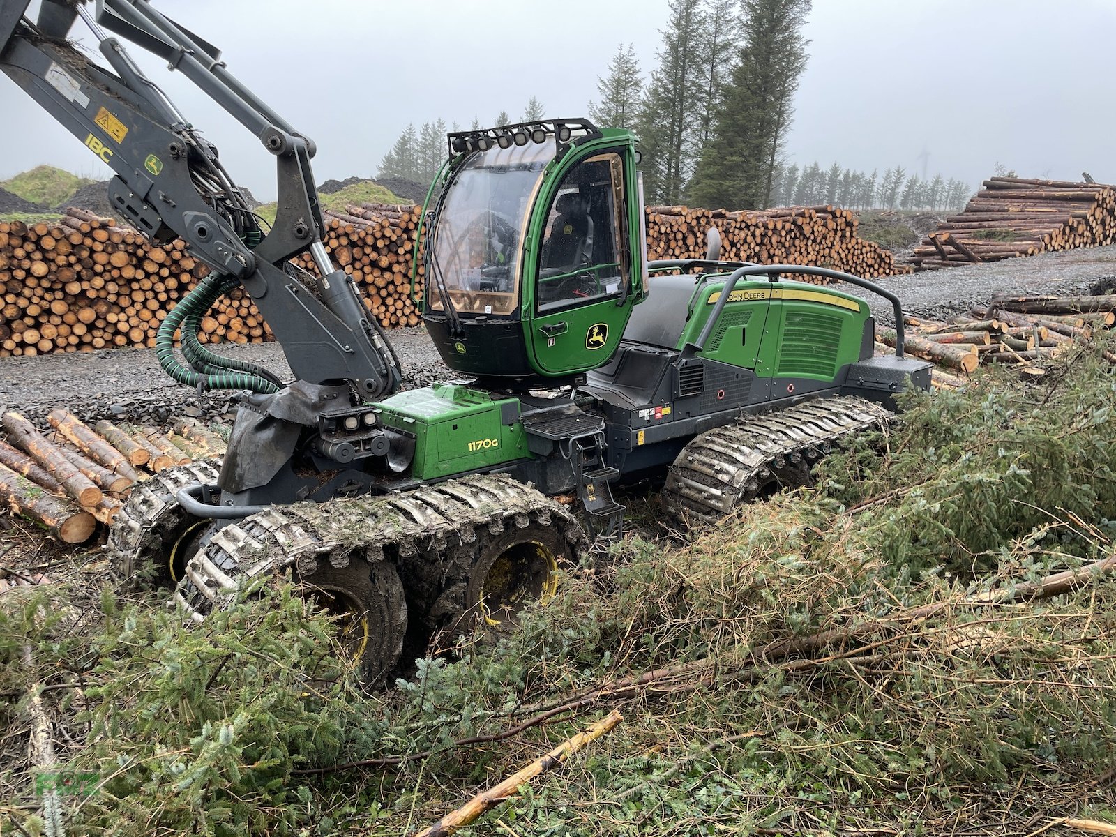 Holzvollernter typu John Deere 1170G 8WD, Gebrauchtmaschine w Leinburg (Zdjęcie 7)