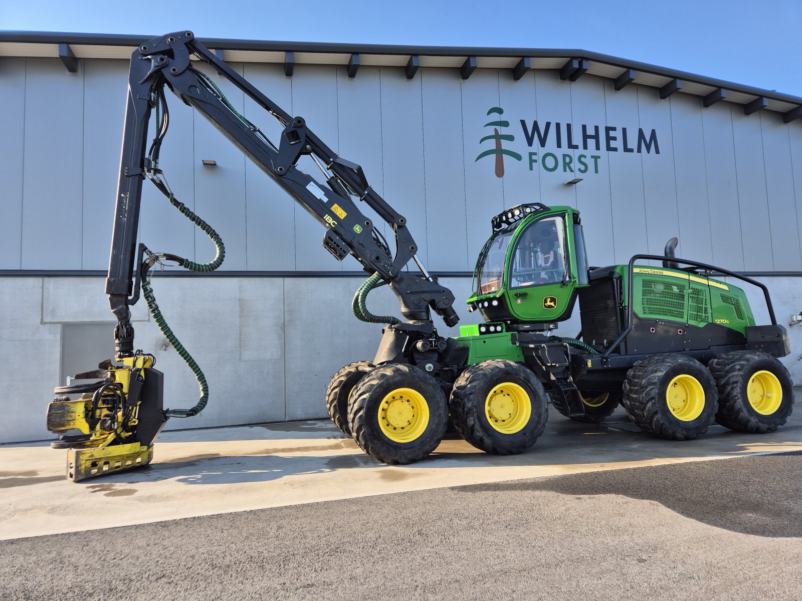 Holzvollernter of the type John Deere 1270G 8WD, Gebrauchtmaschine in Nondorf (Picture 1)