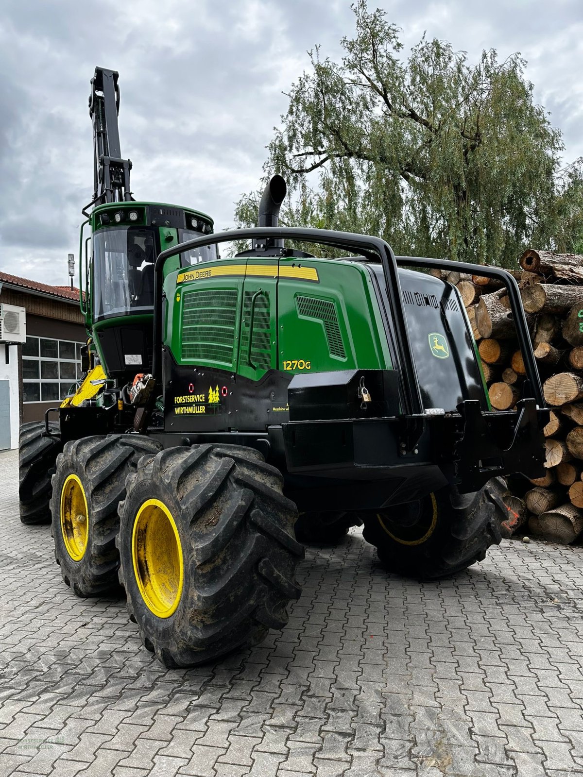 Holzvollernter typu John Deere 1270G, Gebrauchtmaschine w Gerzen (Zdjęcie 10)