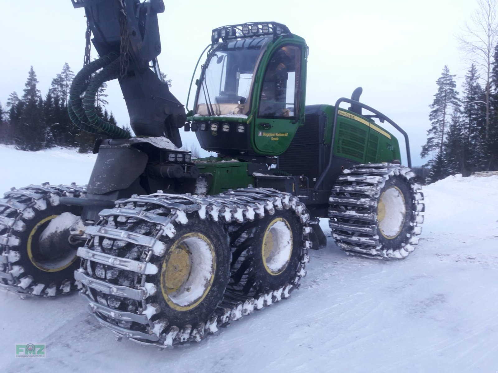 Holzvollernter Türe ait John Deere 1270G, Gebrauchtmaschine içinde Leinburg (resim 3)