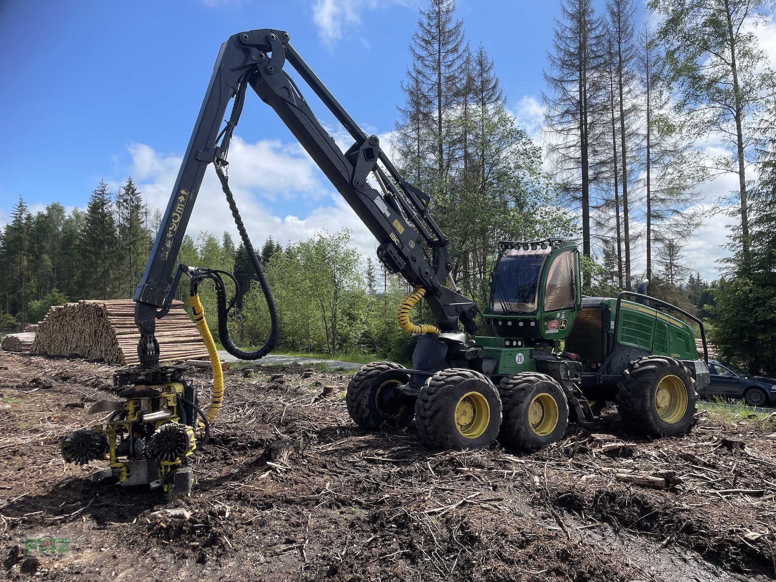 Holzvollernter tip John Deere 1270G, Gebrauchtmaschine in Leinburg (Poză 1)