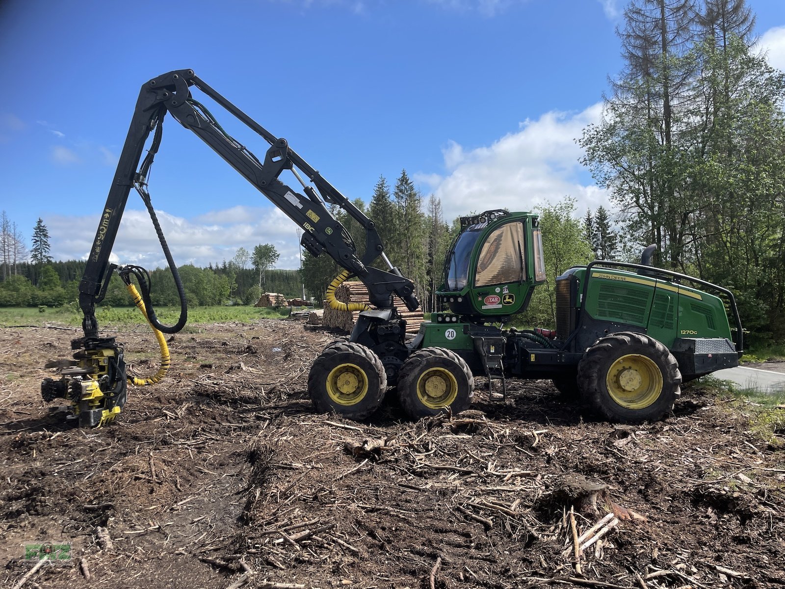 Holzvollernter del tipo John Deere 1270G, Gebrauchtmaschine In Leinburg (Immagine 2)