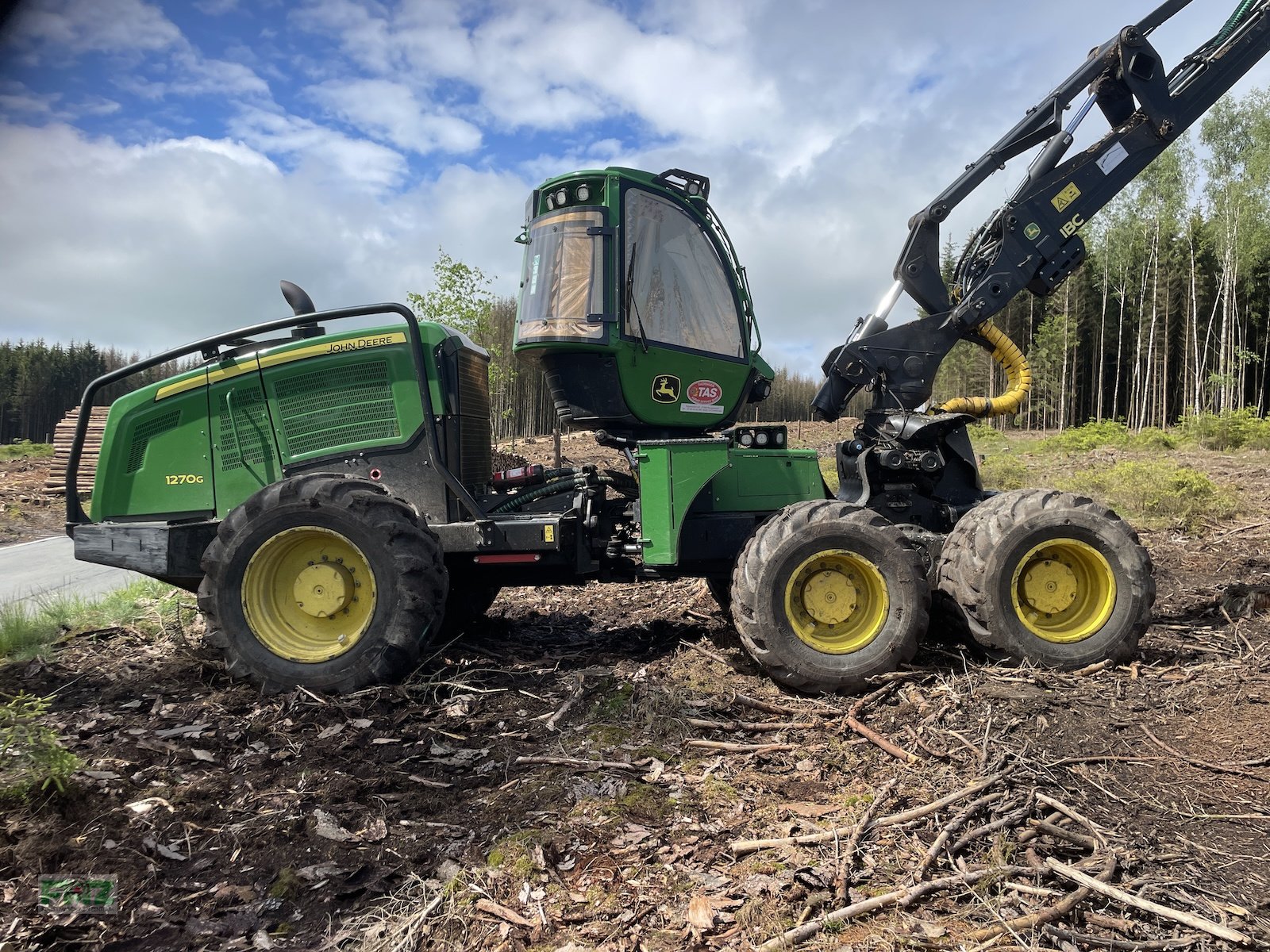 Holzvollernter типа John Deere 1270G, Gebrauchtmaschine в Leinburg (Фотография 5)