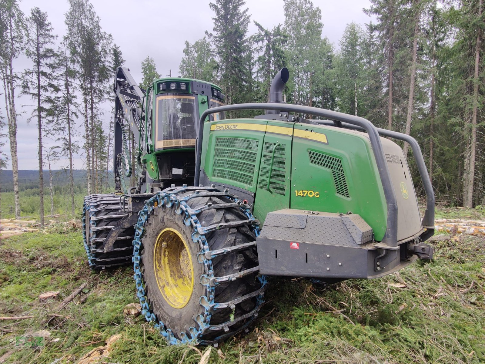 Holzvollernter du type John Deere 1470G, Gebrauchtmaschine en Leinburg (Photo 3)