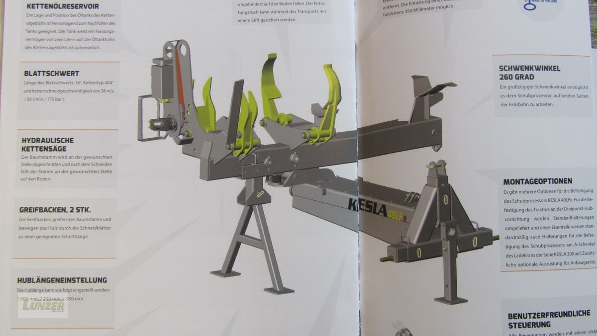 Holzvollernter Türe ait Kesla 40LFe, Neumaschine içinde Kaumberg (resim 2)