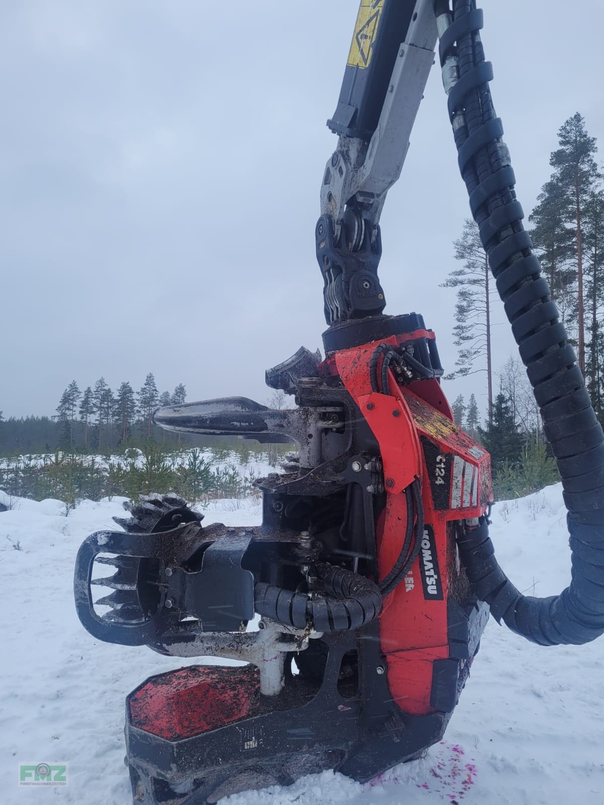 Holzvollernter del tipo Komatsu 901XC, Gebrauchtmaschine en Leinburg (Imagen 4)