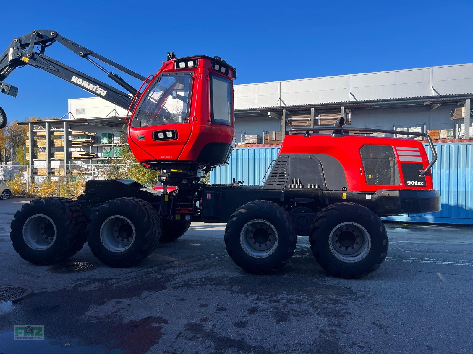 Holzvollernter a típus Komatsu 901XC, Gebrauchtmaschine ekkor: Leinburg (Kép 3)