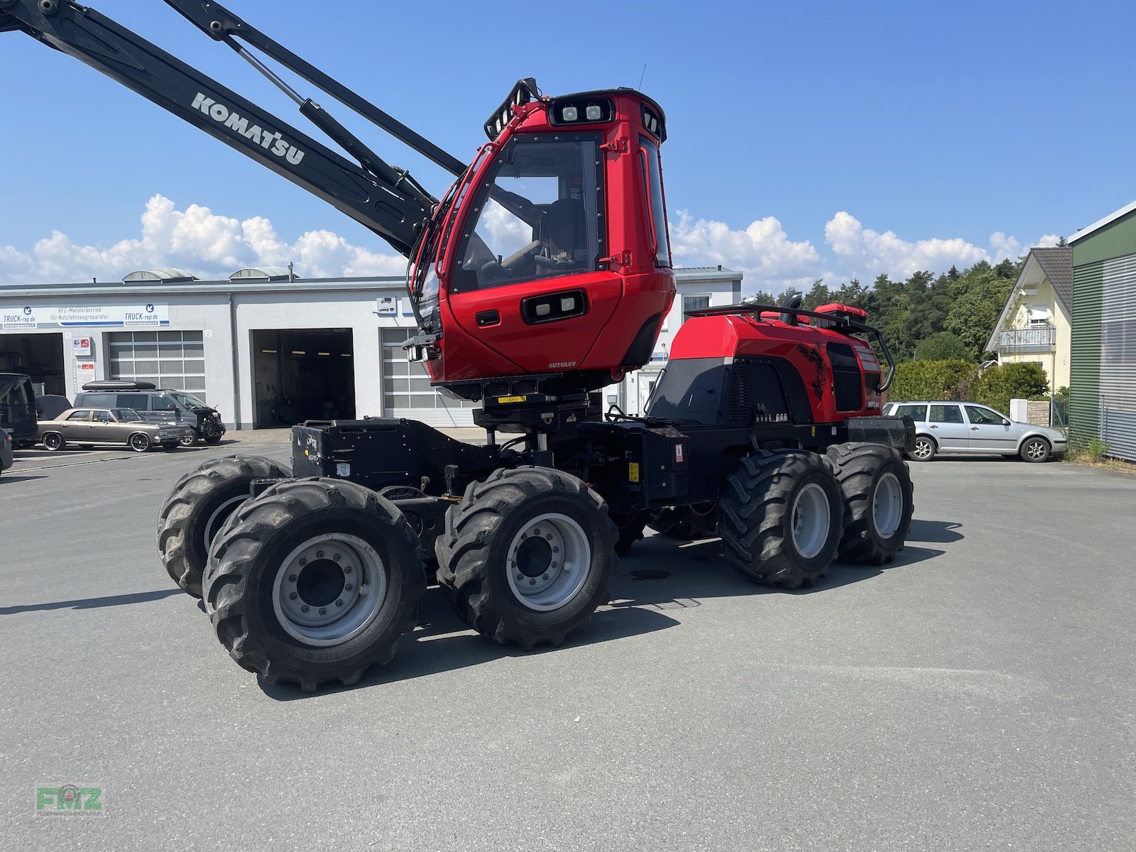 Holzvollernter del tipo Komatsu 901XC, Gebrauchtmaschine In Leinburg (Immagine 8)