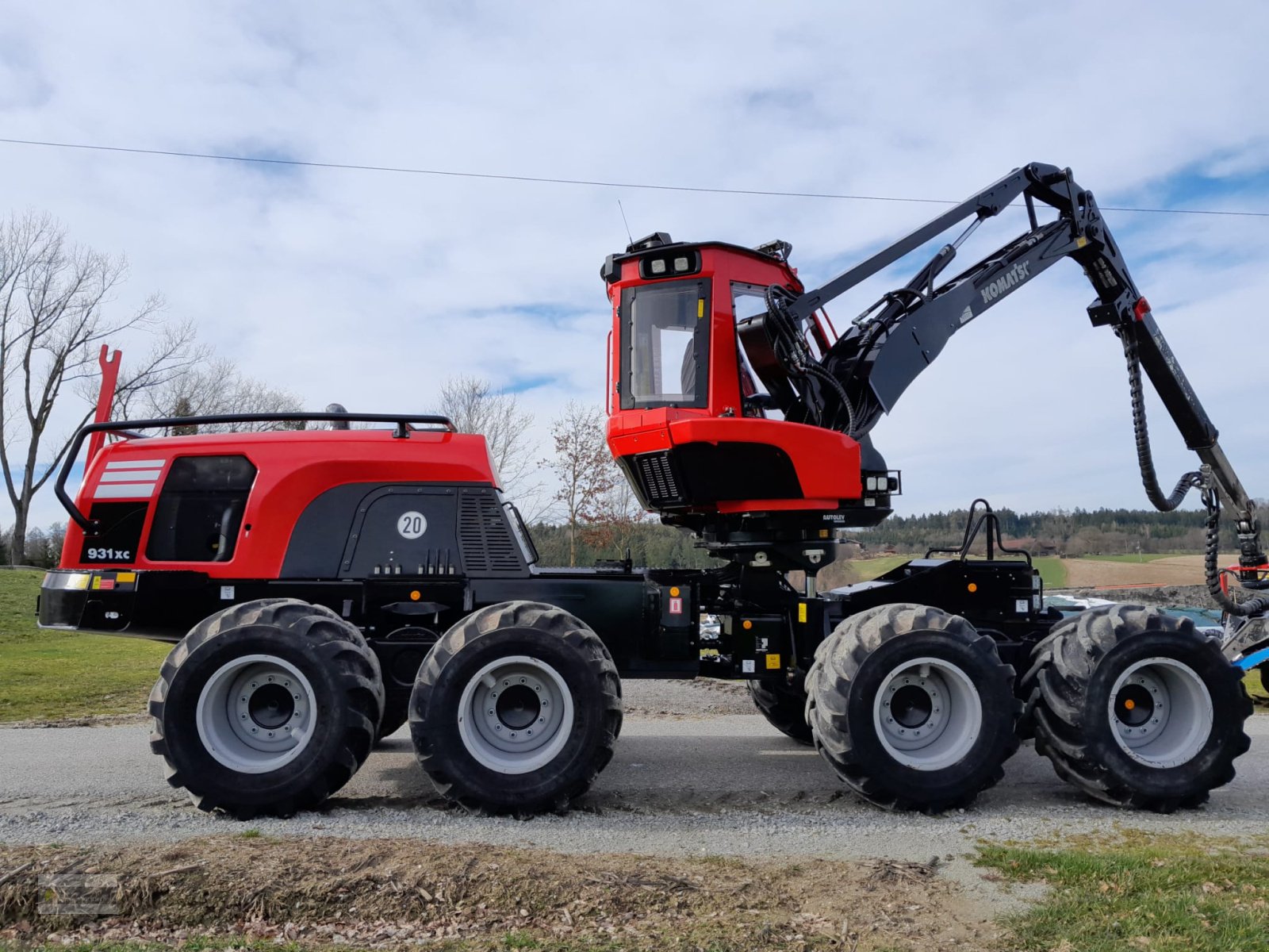 Holzvollernter des Typs Komatsu 931 XC, Gebrauchtmaschine in Windberg (Bild 3)