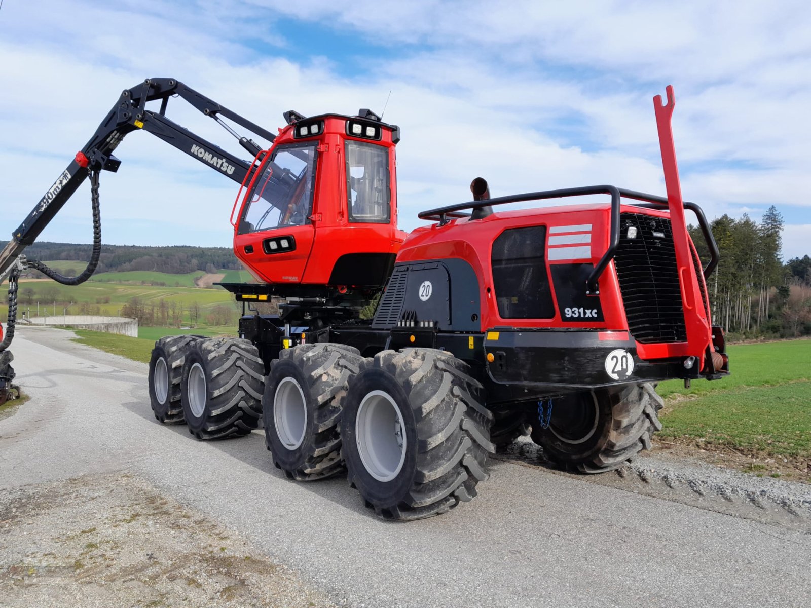 Holzvollernter del tipo Komatsu 931 XC, Gebrauchtmaschine en Windberg (Imagen 12)