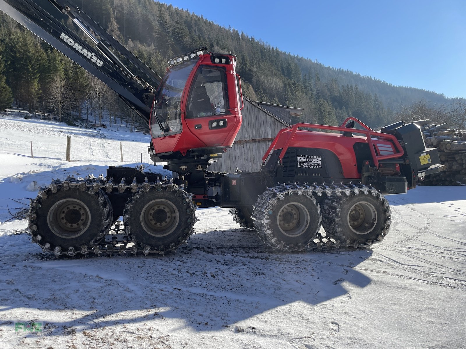 Holzvollernter typu Komatsu 931 XC, Gebrauchtmaschine v Leinburg (Obrázok 4)