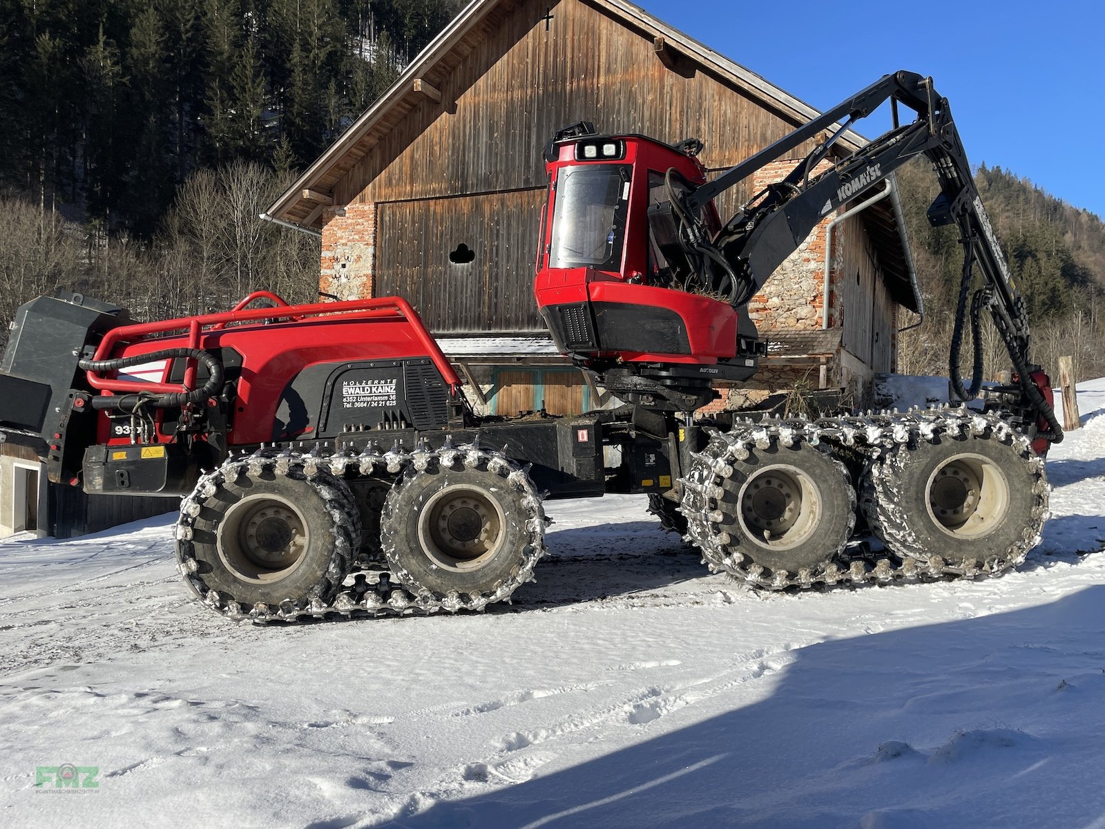 Holzvollernter typu Komatsu 931 XC, Gebrauchtmaschine v Leinburg (Obrázok 7)