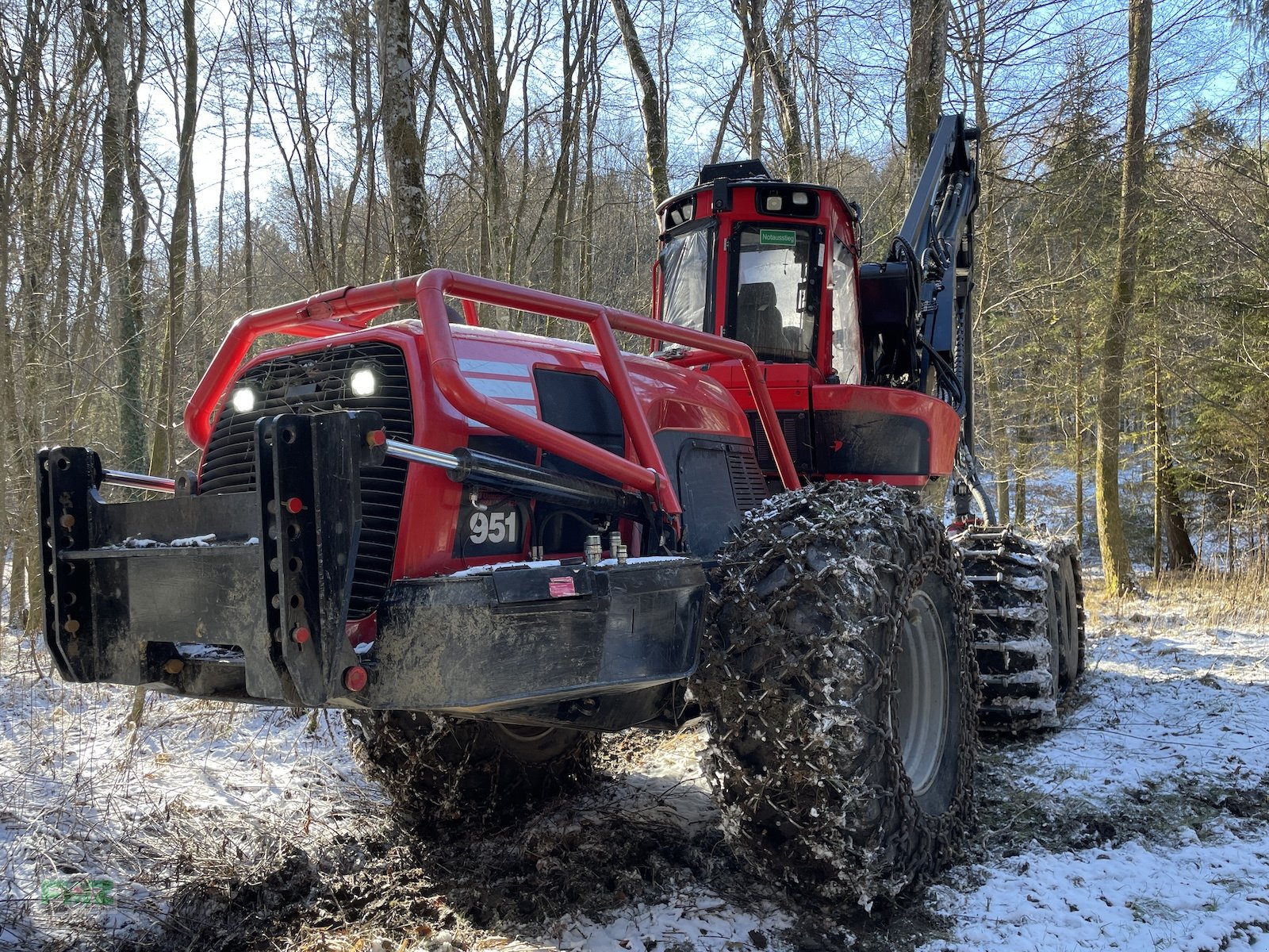 Holzvollernter Türe ait Komatsu 951, Gebrauchtmaschine içinde Leinburg (resim 5)