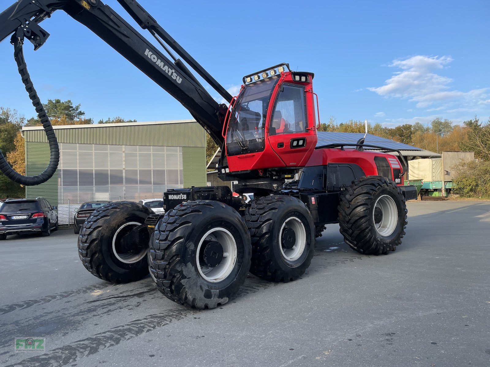 Holzvollernter typu Komatsu 951, Gebrauchtmaschine w Leinburg (Zdjęcie 3)