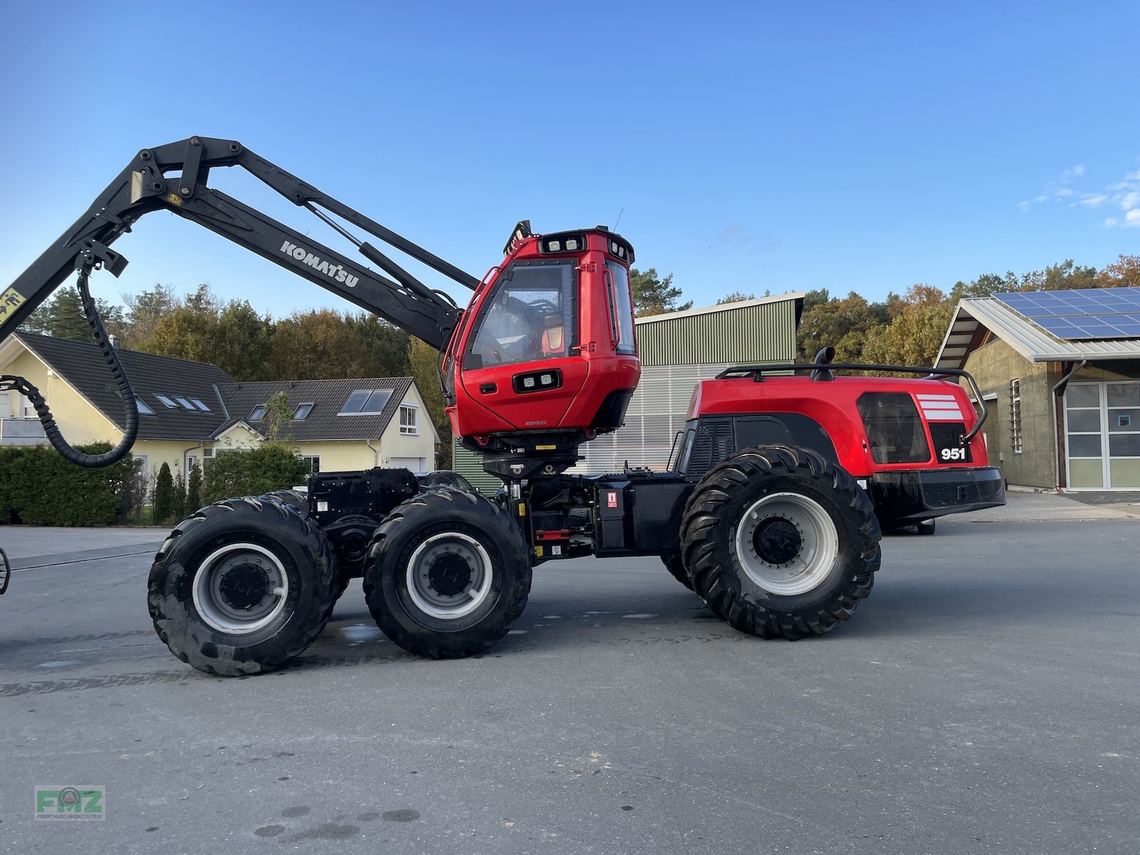 Holzvollernter del tipo Komatsu 951, Gebrauchtmaschine en Leinburg (Imagen 4)