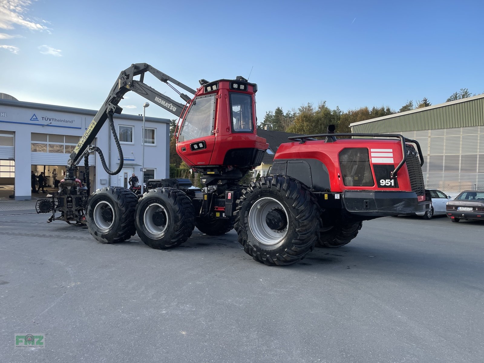 Holzvollernter a típus Komatsu 951, Gebrauchtmaschine ekkor: Leinburg (Kép 9)