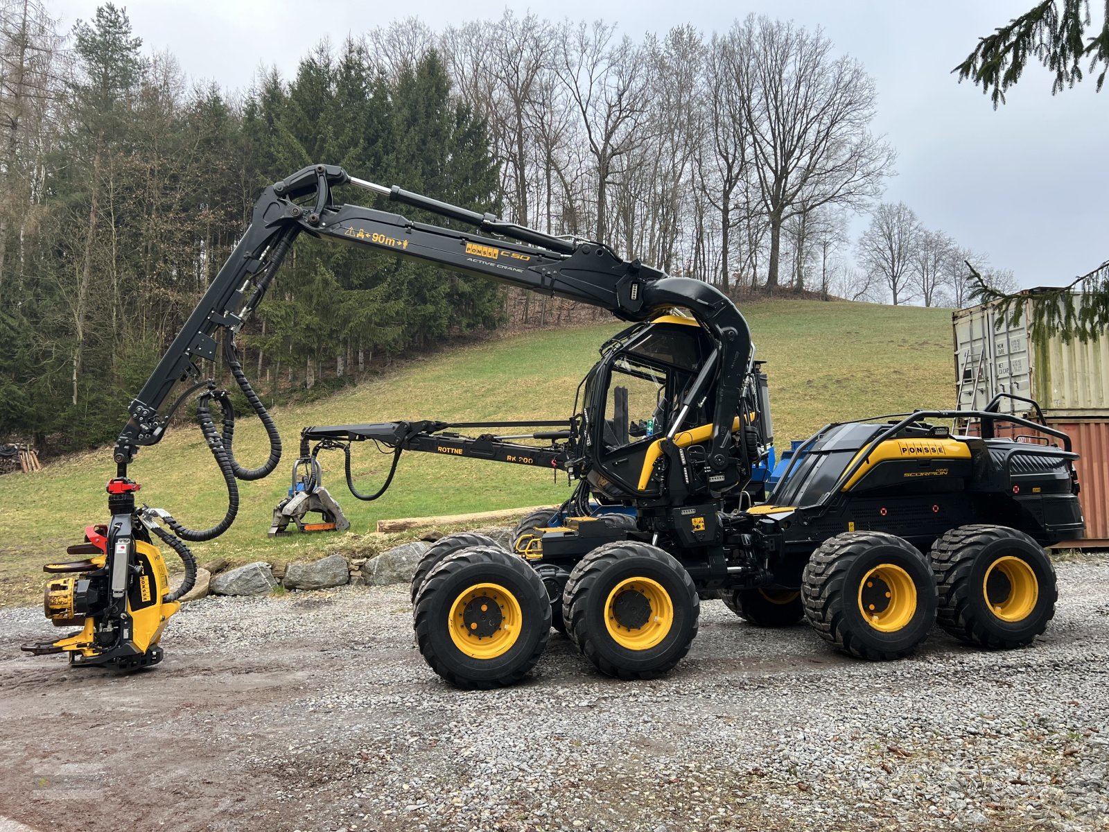 Holzvollernter tip Ponsse Scorpion King, Gebrauchtmaschine in Windberg (Poză 4)