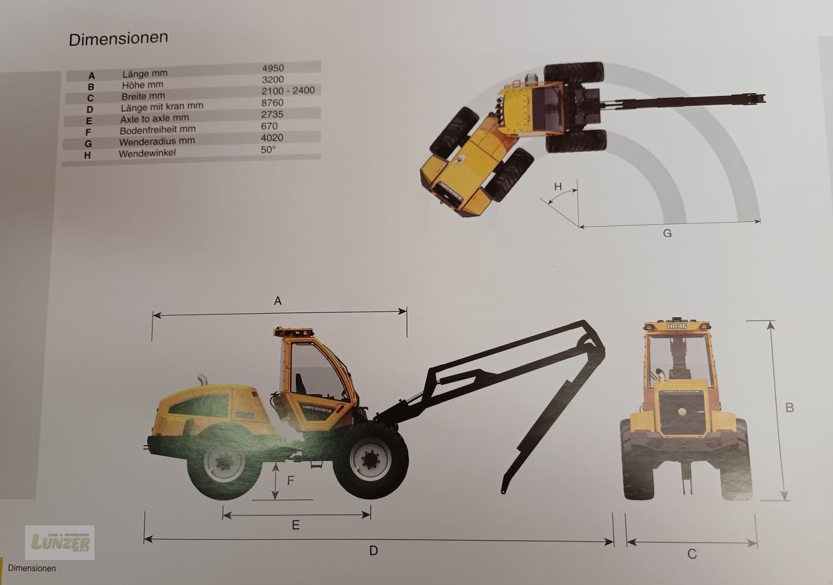 Holzvollernter du type Sampo HR 46, Gebrauchtmaschine en Kaumberg (Photo 7)