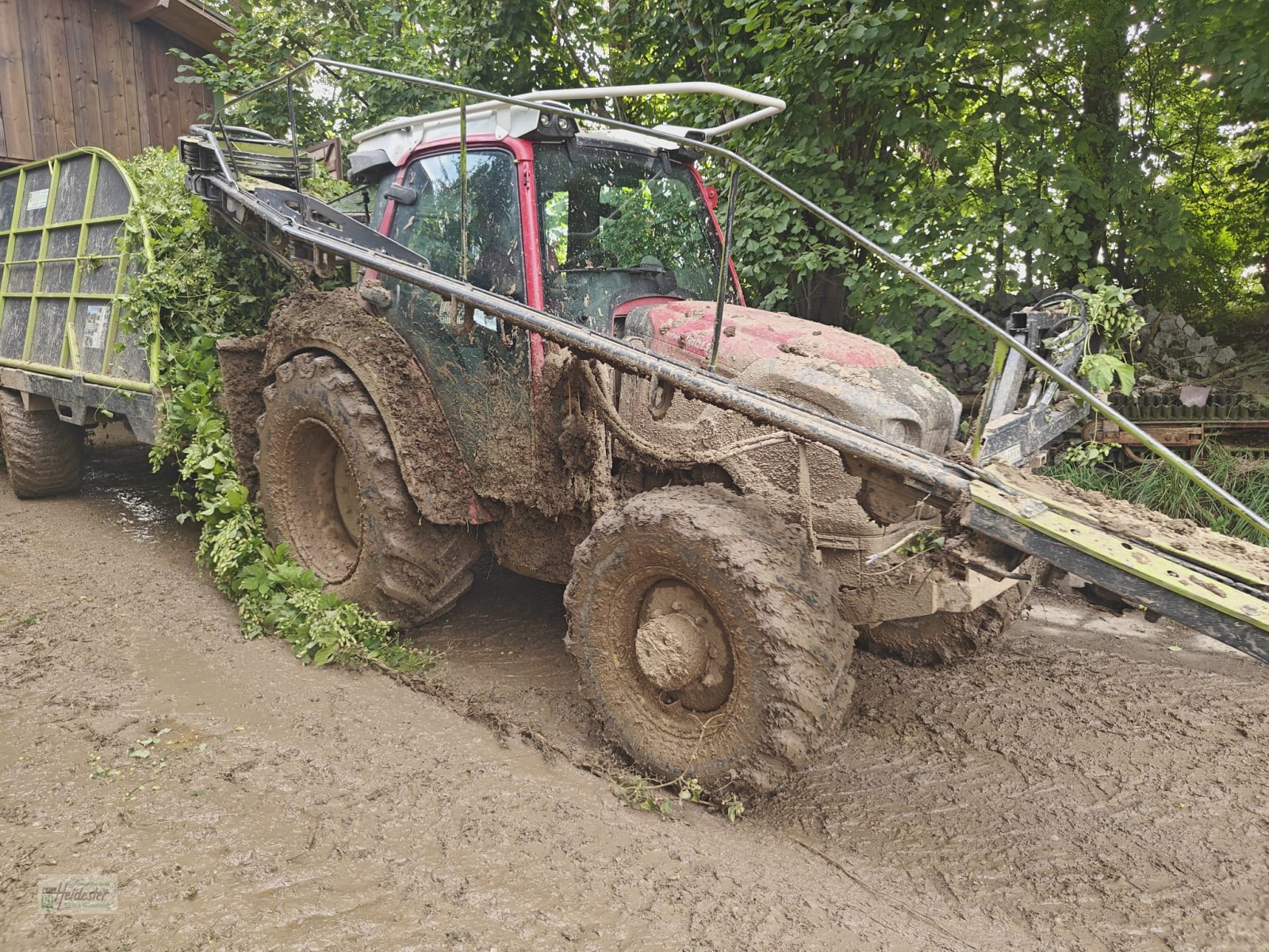 Hopfentraktor a típus Heidester Hopfen Abreißgerät & Ladewagen, Neumaschine ekkor: Wildenberg (Kép 4)