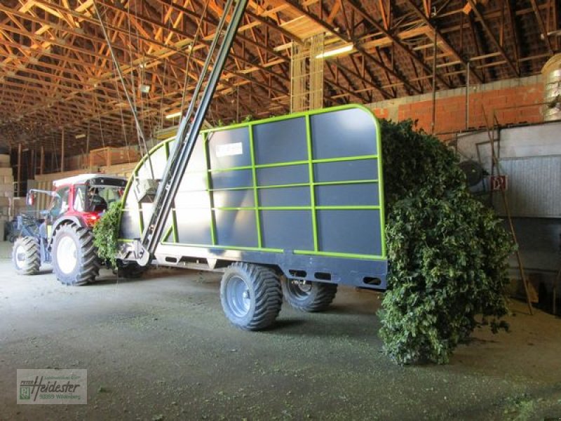 Hopfentraktor del tipo Heidester Hopfen Abreißgerät & Ladewagen, Neumaschine In Wildenberg (Immagine 5)