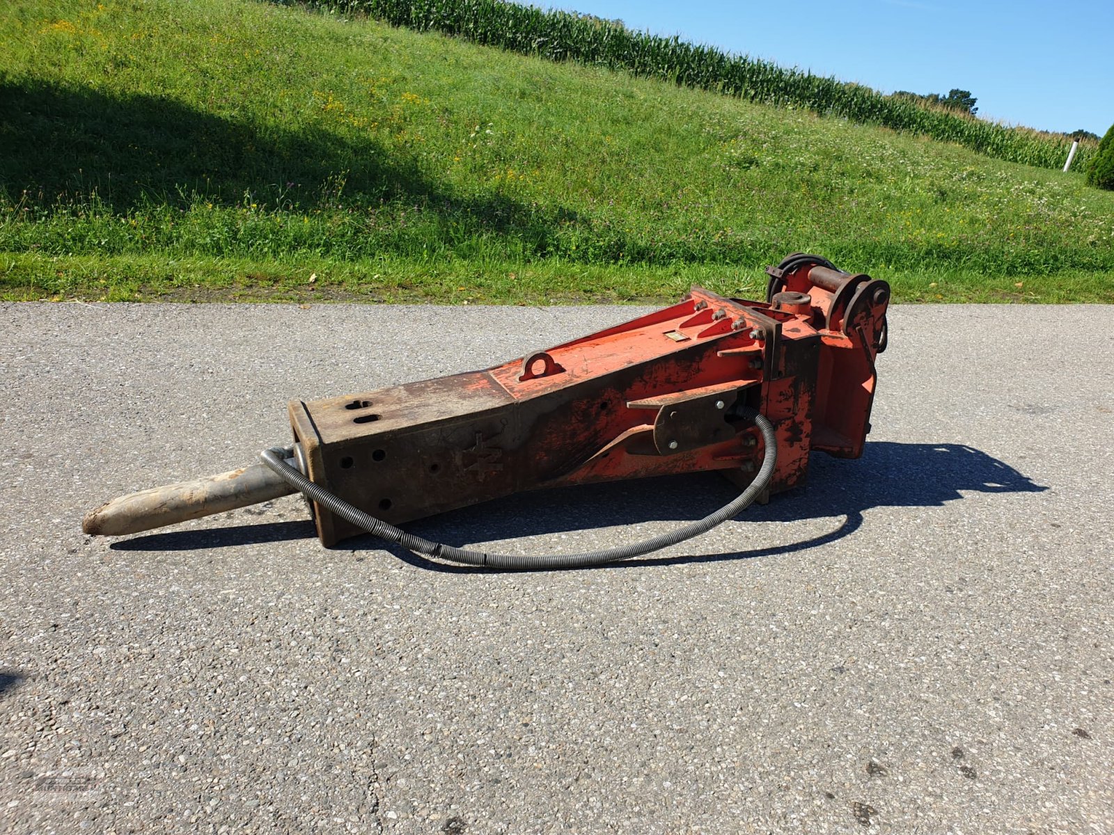 Hydraulikhammer del tipo Wimmer W550 mit Baumaschinentechnik SW2, Gebrauchtmaschine en Deutsch - Goritz (Imagen 1)